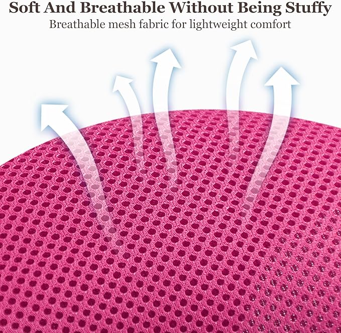 Wanheart Summer cat Chest Harness and Leash, Anti-Escape Adjustable Soft mesh cat Leash and Chest Harness Set for All Types of Cats cat Vests (Rose red, XL)