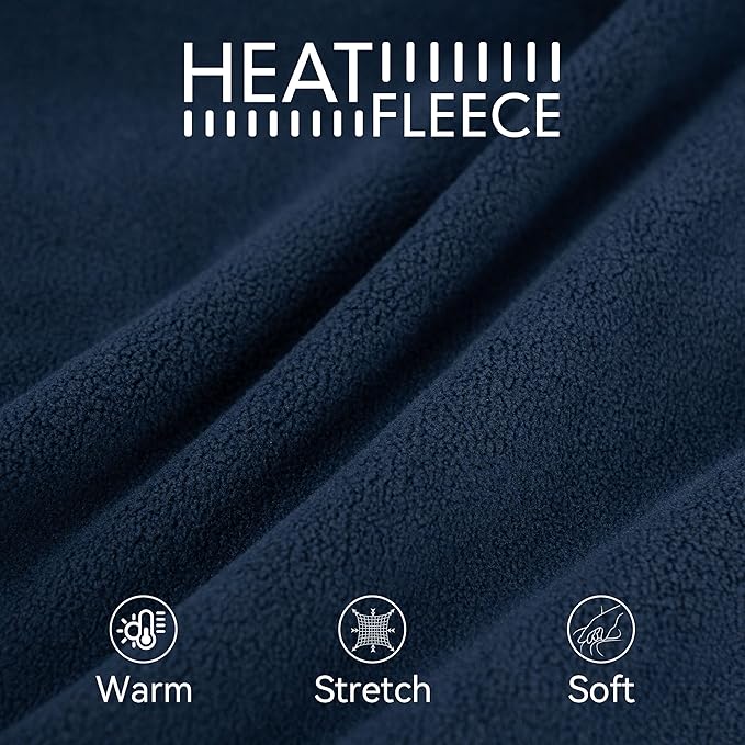 cyeollo XXL Dog Sweater, Fleece Doggy Sweaters Stretchy Turtleneck Doggie Sweatshirt Soft Warm Winter Coat Fall Autumn Pet Clothes for Large Dogs Girl, Navy 2XL