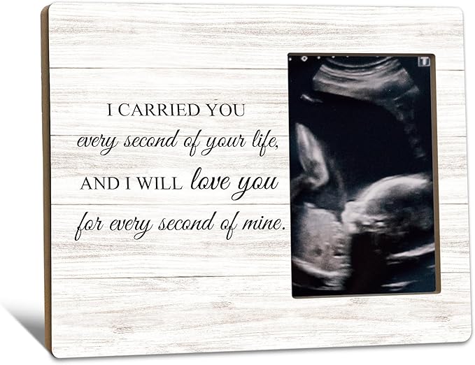 Miscarriage Memorial Baby Ultrasound Picture Frames - Loss of Baby Memorial Sympathy Gifts Photo Frame, Miscarriage Gifts for Mothers Mom Dad, Baby Infant Loss Picture Photo Frames for Home Bedroom Decor, 4x6