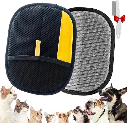 Shedly Sweep Pro, Pet Hair Removal Glove, Reusable Washable Electrostatic Pet Hair Removal Glove, Perfect for Clothing, Couch, Carpet, Car Seat (1PCS)