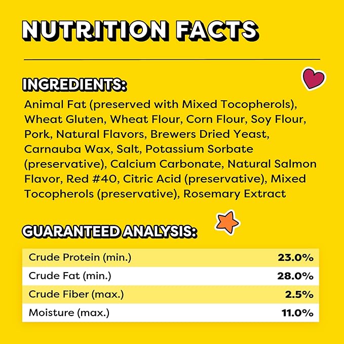 Temptations Tender Fills Crunchy and Soft Adult Cat Treats, Grilled Salmon Flavor, 4.6 oz. Pouch (Pack of 10)