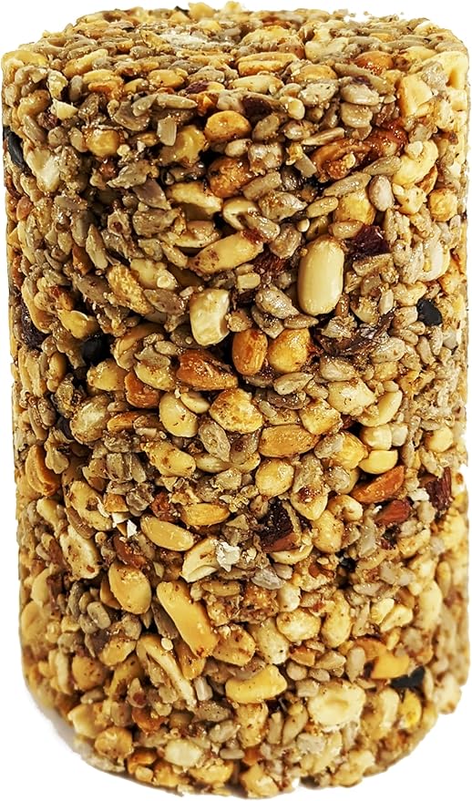 Songbird Treats Seed Towers| 1.5-2 lb Large Seed Log Towers for Wild Birds (Nutty's Berries)