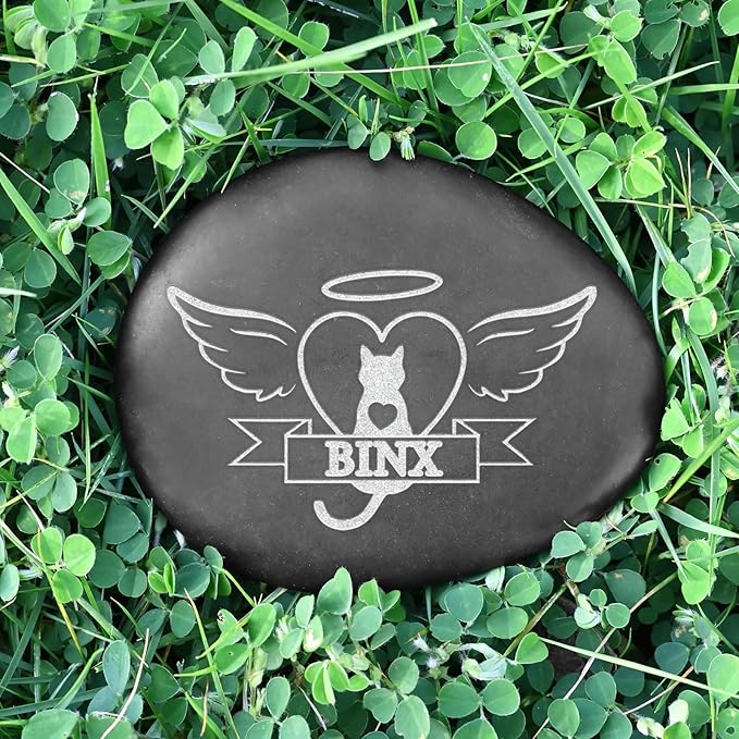 Cat Loss Stone, Pet Memorial Stones for Cats, Cat Sympathy Gifts, Loss of Cat Gift, Pet Loss Gifts, Cat Condolence Gift, Cat Memorial Gifts, Cat Keepsake Memorial, Cat Bereavement Gifts