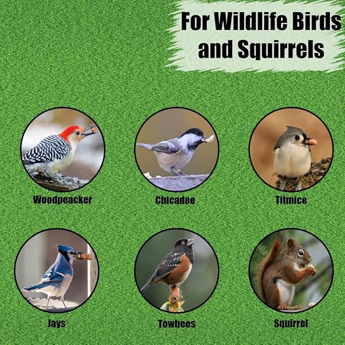 Wildlife in-Shell Peanuts, 25 lbs for Birds, Squirrels, and Wildlife. USA Grown Non-GMO, Organic Small Farm, Raw in-Shell Peanuts. Wildlife Grade, 25 lbs.