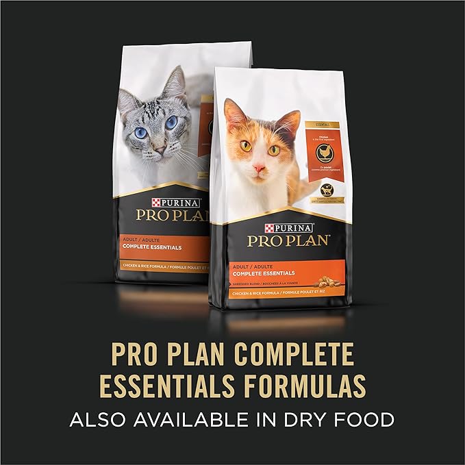 Purina Pro Plan High Protein Cat Food Wet Gravy, Beef and Chicken Entree - (Pack of 24) 3 oz. Pull-Top Cans