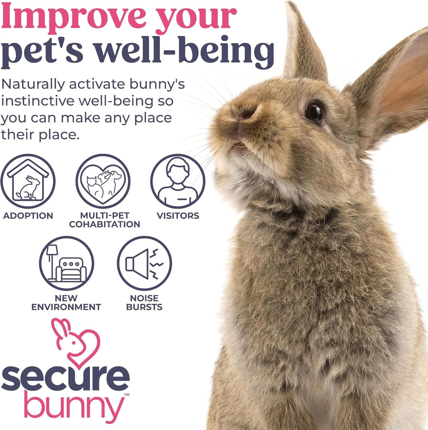 SecureBunny Pheromone Home Stick Diffuser Refill, Provides 30 More Days of Natural Support for an Environment of Calm and Well-Being. Helping Relieve Any Feeling of Anxiety and Stress