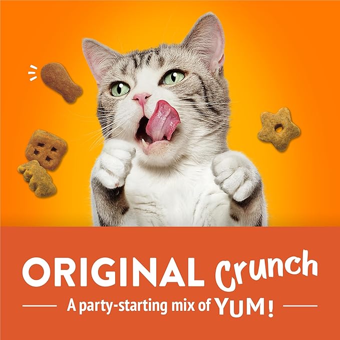 Purina Friskies Cat Treats, Party Mix Original Crunch - 20 oz. Pouch