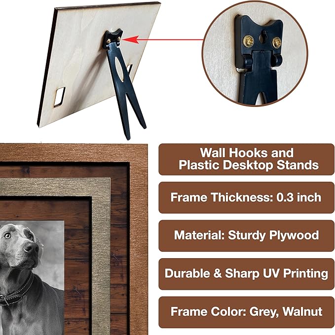 Personalized Dog Collar Memorial Frame Pet Loss Sign for Dog Lovers Gifts Heartfelt Sentimental Quote Pet Memorial Picture For Someone Who Lost A Pet Collar Keepsake Picture Frame Decor