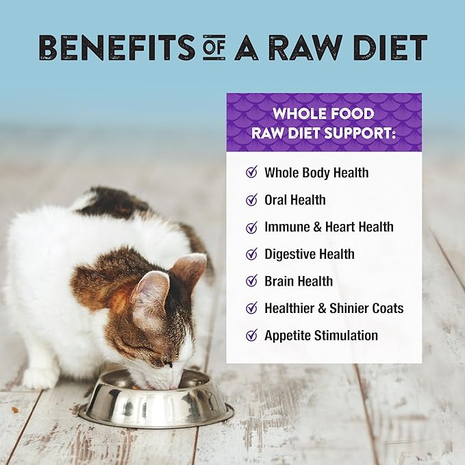 Northwest Naturals Freeze-Dried Whitefish Cat & Kitten Food – Bite-Sized Nibbles, Healthy, Limited, Human-Grade Ingredients, All-Natural, High-Protein Raw Diet, Complete & Balanced, Grain-Free – 11 oz