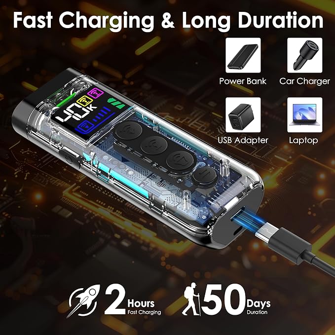 Dog Bark Deterrent Device, 65 FT Range,3X Ultrasonic Bark Deterrent Device & Ultrasonic Dog Trainer - Anti-Barking Device with Color Display, Safe & Effective Alternative to Bark Collars - Black