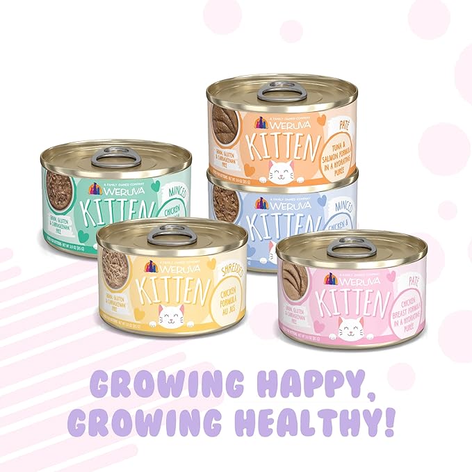 Weruva Kitten, Kitten Can Jam! Variety Pack, 3oz Can (Pack of 12)