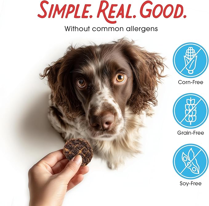 Farmland Traditions Dogs Love Beef Jerky Dog Treats with Only 4 Ingredients and No Fillers, 2.5 Pound Bag