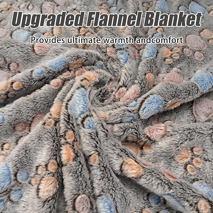 Rezutan 1 Pack 3 Blankets for Dogs, Dog Blanket for Large & Medium Pet Cat, Premium Soft Fluffy Suitable for Dog Kennels & Beds, Sofas, Gifts Puppy Essentials, 41x31inch, Tan