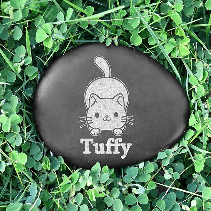 Cat Loss Stone, Personalized Cat Memorial Stone, Loss of Cat Sympathy Gift, Pet Memorial Gifts for Cats, Cat Condolence Gift, Cat Memorial Gifts, Cat Loss Keepsake, Cat Bereavement Gifts