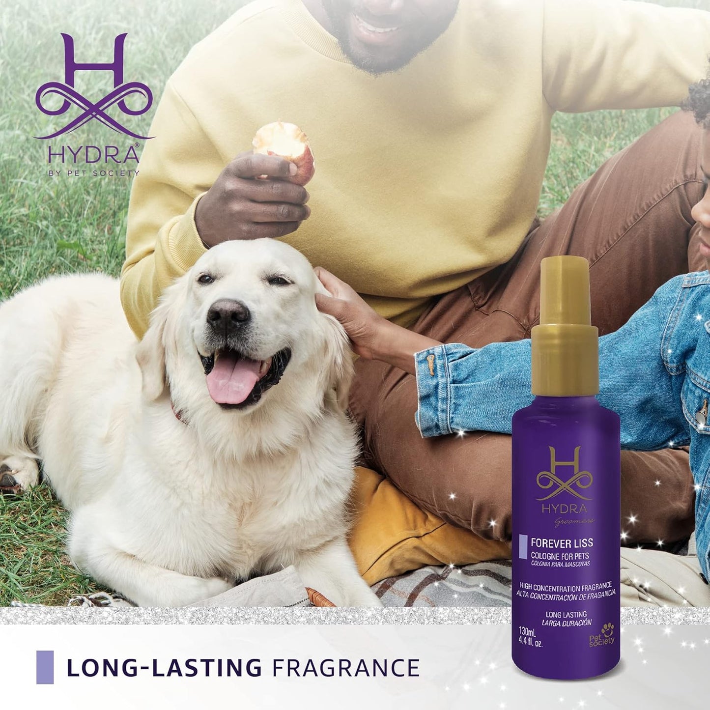 Hydra Forever Liss Cologne, Long-Lasting Cat and Dog Perfume, 4.4 Fl Oz