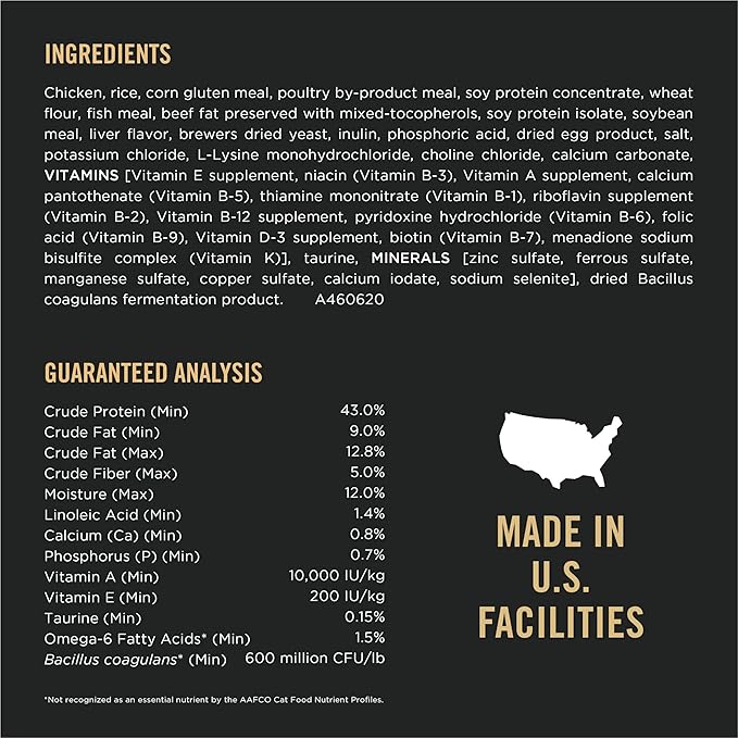 Purina Pro Plan Live Clear Cat Food Weight Management and Cat Allergen Reducer Chicken and Rice Formula - 12.5 lb. Bag