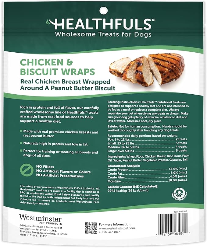 Chicken & Peanut Butter Flavored Dog Biscuits, 16oz