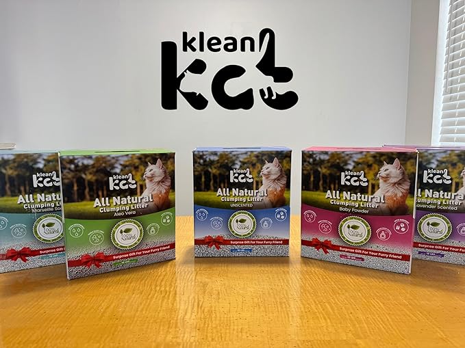 All Natural Clumping Cat Litter – Multiple Scents – Low Dust, Odor Control – Unscented 18 lb - Surprise Toy Inside