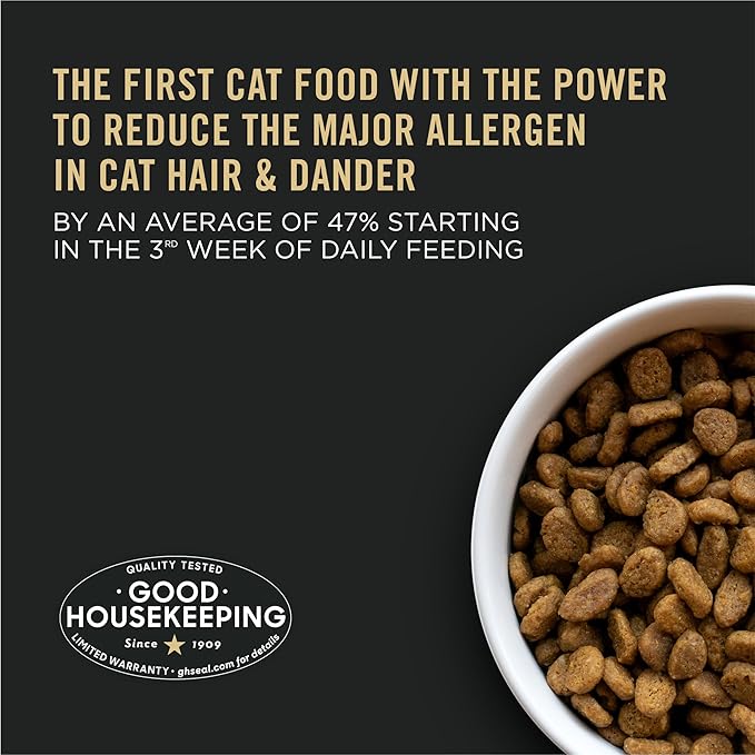 Purina Pro Plan Allergen Reducing, Sensitive Skin & Stomach, High Protein Cat Food, LIVECLEAR Turkey and Oatmeal Formula - 5.5 lb. Bag