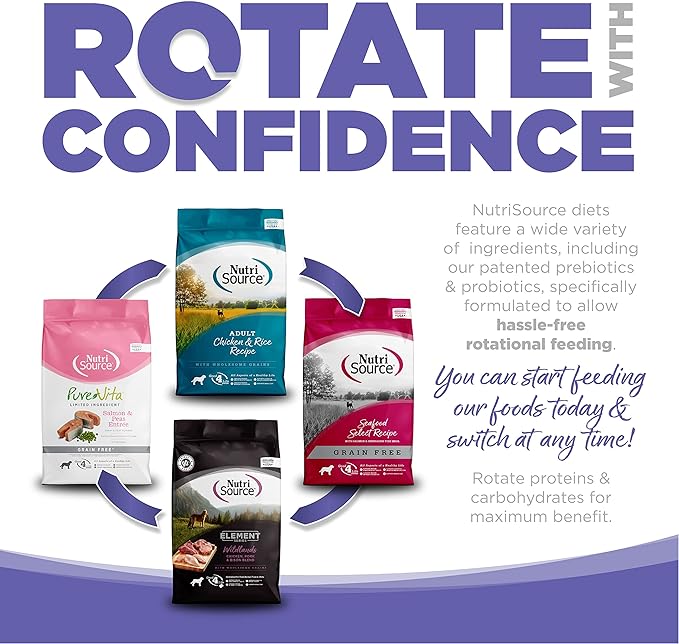 NutriSource Puppy Food, Made with Chicken Meal and Rice, Small Breed with Wholesome Grains, 15LB, Dry Dog Food