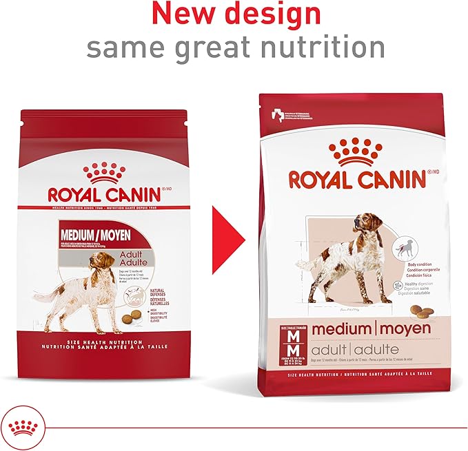 Royal Canin Size Health Nutrition Medium Adult Dry Dog Food, 17 lb Bag