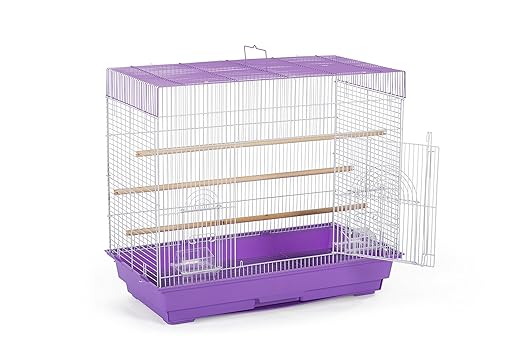 Prevue Pet Products SP1804-3 Flight Cage, Lilac/White,26" L x 14" W x 22 1/4" H
