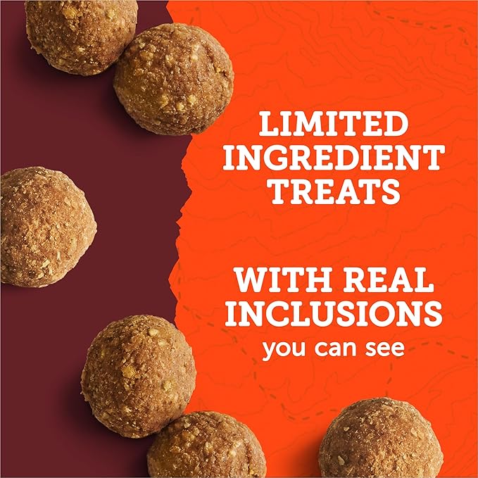 Zuke's Adventure Bites Pet Treats for Dogs, Soft Dog Treats with Real Peanut Butter and Oats - 6 oz. Pouch