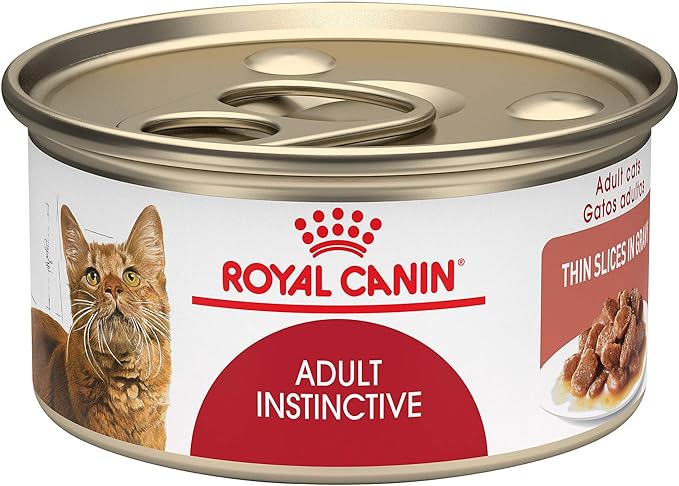Royal Canin Feline Health Nutrition Adult Instinctive Adult Thin Slices in Gravy Cat Food, 3 oz (Pack of 24)