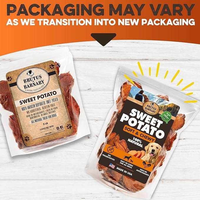 Sweet Potato Slices For Dogs - Soft & Chewy - Single Ingredient Dog Treats, Healthy 100% Natural Sweet Potato Dog Treats With No Added Preservatives - Softer & Great For Puppies Or Senior Dogs (5lb)