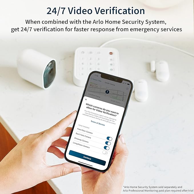 Arlo Pro 5S Spotlight Security Camera 2K HDR with Solar Panel Bundle | Outdoor | Wireless with Spotlight | Dual-Band Wi-Fi | 12X Zoom, Color Night Vision | Battery gets Charged with Solar Panel, Black