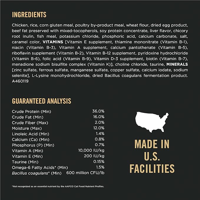 Purina Pro Plan Allergen Reducing, High Protein Cat Food, LIVECLEAR Chicken and Rice Formula - 16 lb. Bag