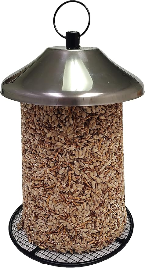Songbird Treats Seed Tower 2 Packs | Bundle of 2 | 1.5-2 lb Seed Log Towers for Wild Birds (Feeder and Tower Combo)