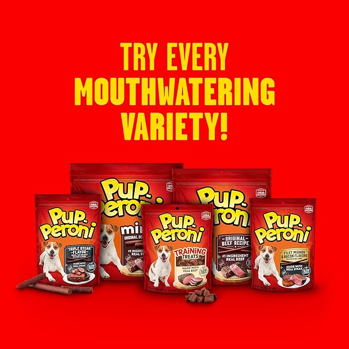 Pup-Peroni Dog Treats, Original Beef Flavor, 38 Ounce, Made with Real Beef