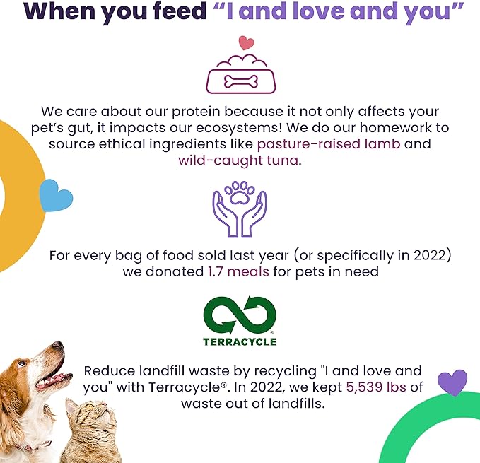 I and love and you Naked Essentials Dry Dog Food for Puppies - Chicken + Lentils - High Protein, Real Meat, No Fillers, Prebiotics + Probiotics, 4lb Bag