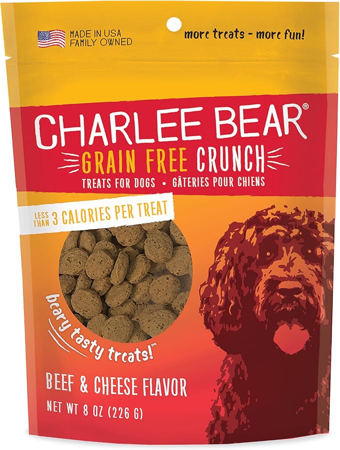 Charlee Bear Dog Beef & Cheese Crunch 8oz