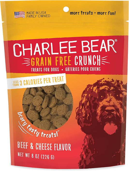Charlee Bear Dog Beef & Cheese Crunch 8oz