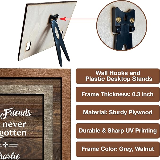 Personalized Cat Dog Memorial Picture Frame Bereavement Gifts Cat Memorial Dog Loss Sympathy Gift When Tomorrow Starts Without Me Memorial Plaques Personalized Christmas Plaque Birthday Gifts