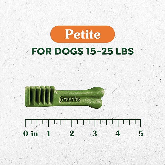 Greenies Original Petite Dental Dog Treats, 6 oz. Pack (10 Treats)