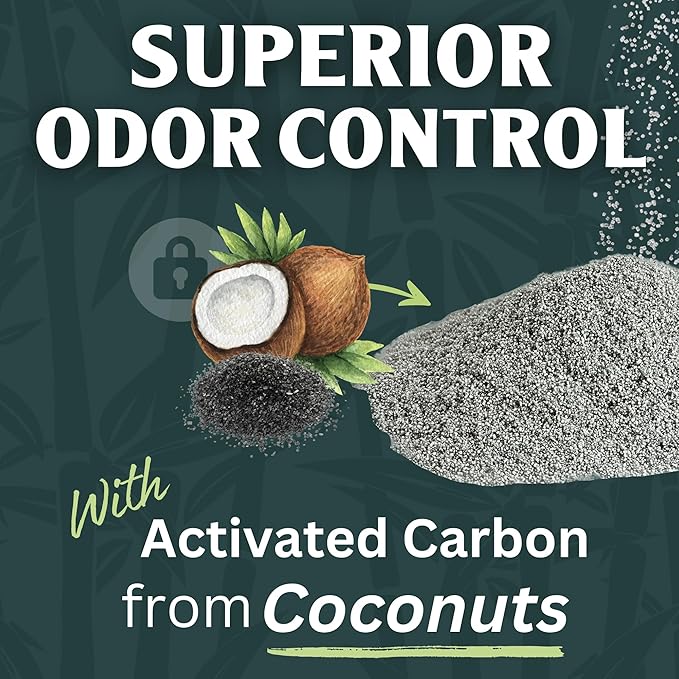 Sprinkle & Sweep Litter Box Deodorizer - Cat Litter Deodorizer Non Toxic and Safe for Kittens - Instantly Eliminates Foul Smells and Urine Odors (Bag, Sifter & Spray)