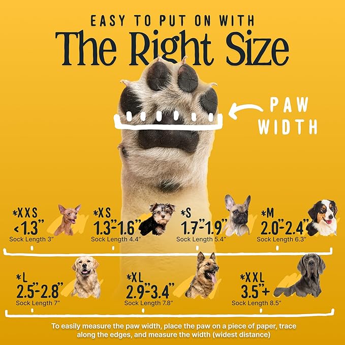 DOK TigerToes Premium Non-Slip Dog Socks for Hardwood Floors - Extra-Thick Grip That Works Even When Twisted - Prevents Licking, Slipping, and Great for Dog Paw Protection (Breezy Blue, X-Small)