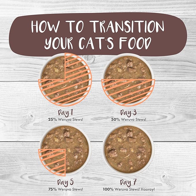 Weruva Classic Cat Stews!, Stew's Clues with Turkey, Chicken & Salmon in Gravy, 2.8oz Can (Pack of 12)