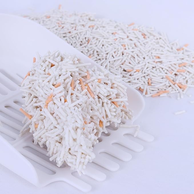 Tofu Cat Litter Hilton Floral Scent 5.5 Lbs X 2 Bags, Can Flush Down Toilets or drains, Low Tracking Cat Litter 1.8mm Pellets.
