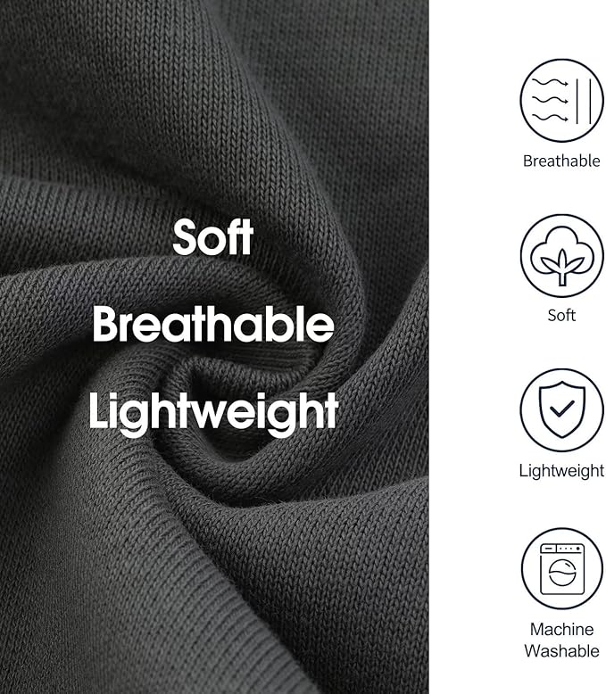 IECOii Dog Hoodie for Small Dogs,Thin Dog Sweatshirt with Hood Suit for Spring Fall Early Winter,Breathable & Lightweight Pet Sweater for Schnauzer, Pug,French Bulldog,Grey, M (No Fleece Lined)