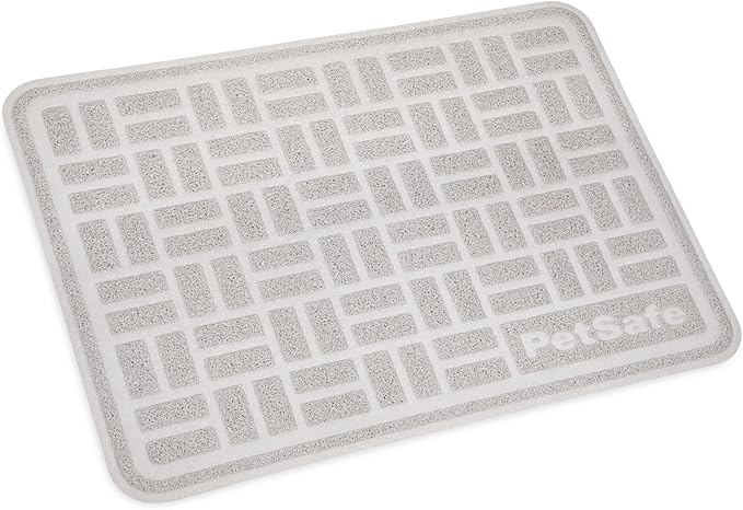 PetSafe Cat Litter Mat - Waterproof Litter Trapping Mat for Hygienic Clean Floors - Anti-Slip Double Layer Back - Cat-Friendly Texture for Sensitive Paws