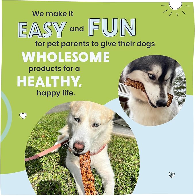 Pawstruck Bully Slices Premium Rawhide Chew Sticks, Peanut Butter Flavor - Low Fat, High Protein, Long-Lasting Treat for Dogs - No Artificial Ingredients - 1 lb Bag - Packaging May Vary