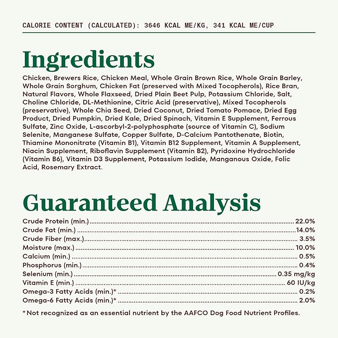 Nutro Natural Choice Adult Dry Dog Food, Chicken and Brown Rice Recipe, 5 lbs.