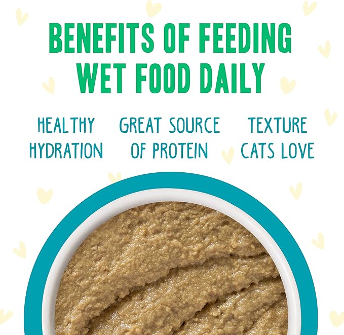 Weruva B.F.F. Play - Best Feline Friend Paté Lovers, Aw Yeah!, Chicken & Turkey Topsy Turvy with Chicken & Turkey, 2.8oz Can (Pack of 12)