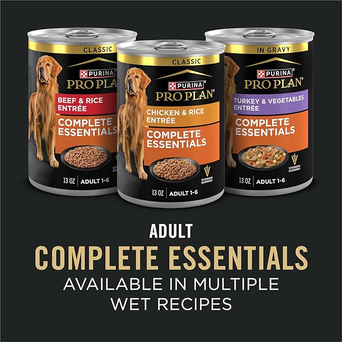 Purina Pro Plan Complete Essentials Shredded Blend Chicken and Rice Dog Food Dry Formula with Probiotics for Dogs - 15 lb.