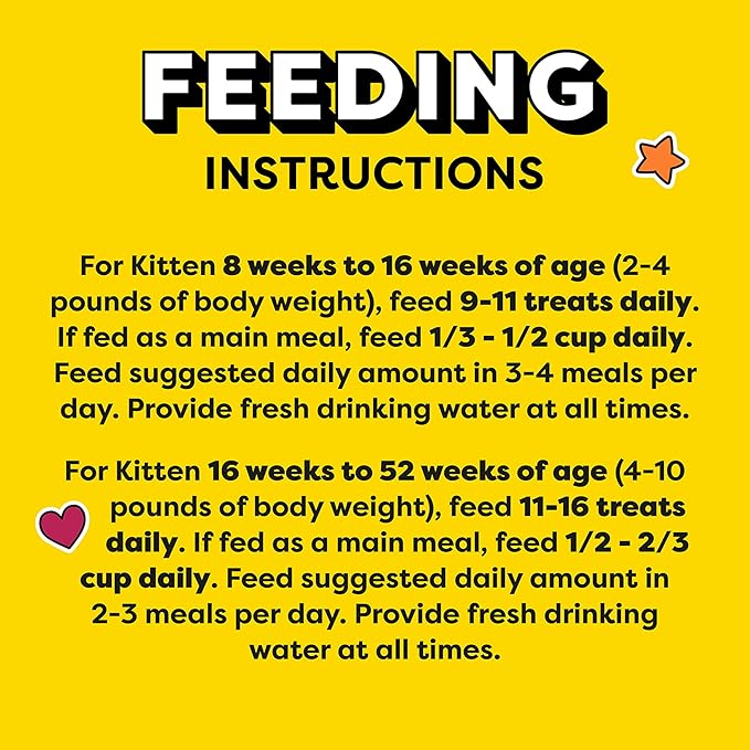 Temptations Kitten Crunchy and Soft Cat Treats Chicken and Dairy Flavor, 3 oz. Pouch, (Pack of 12)