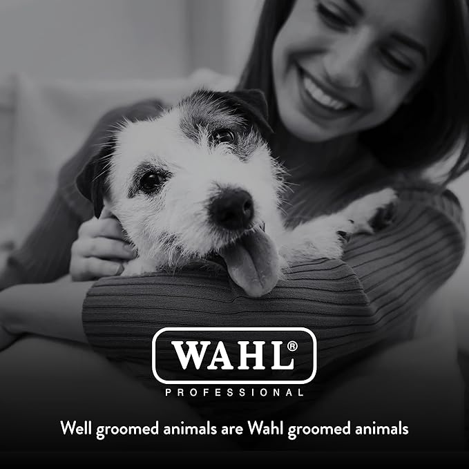 WAHL Professional Animal Bravura Lithium Ion Clipper - Pet, Dog, Cat, and Horse Corded/Cordless Clipper Kit, Gunmetal (41870-0425)
